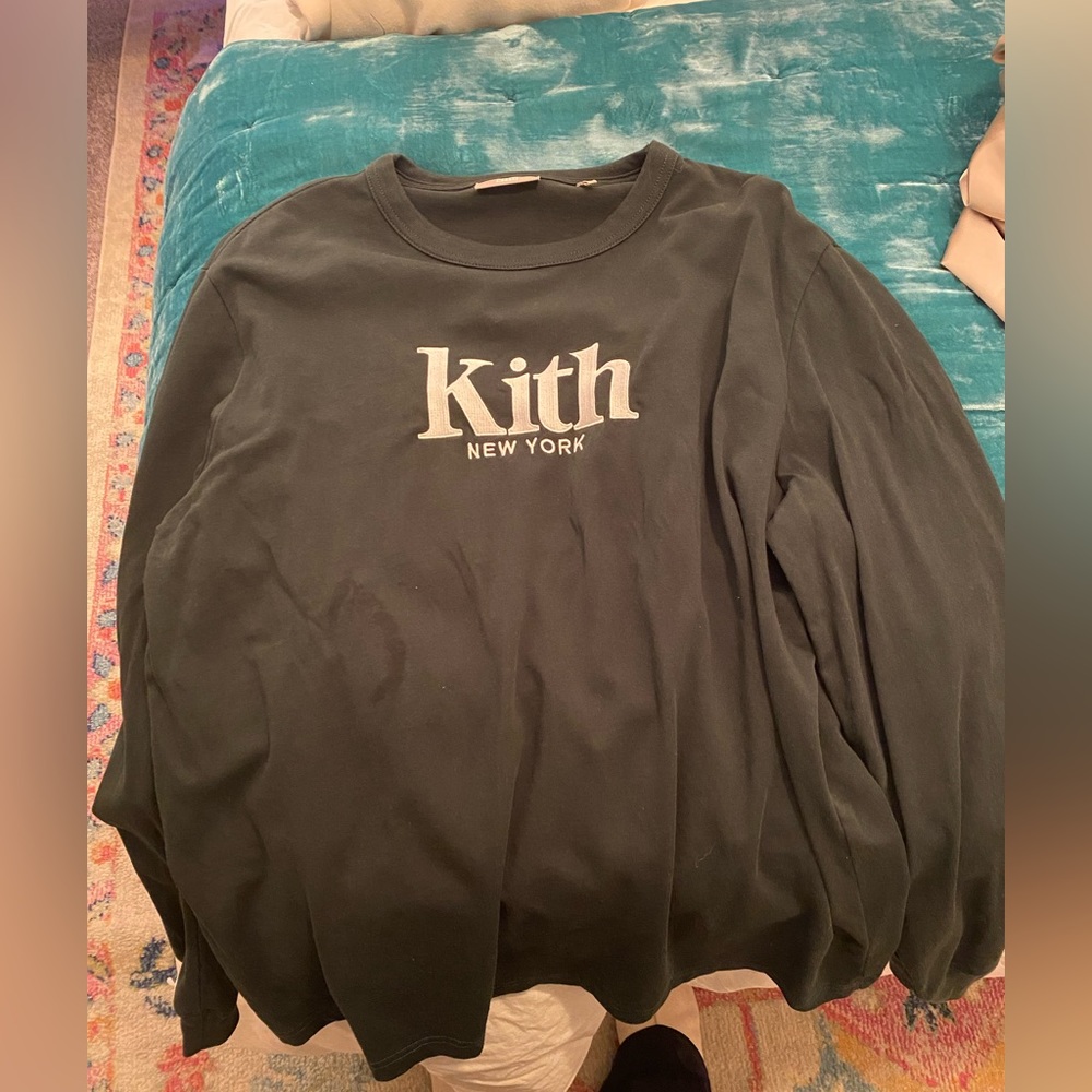 Kith dark green long sleeve tshirt